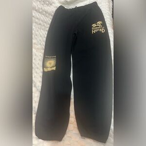 NEW Nomad Get Busy Living Black Sweatpants Joggers, Size Large